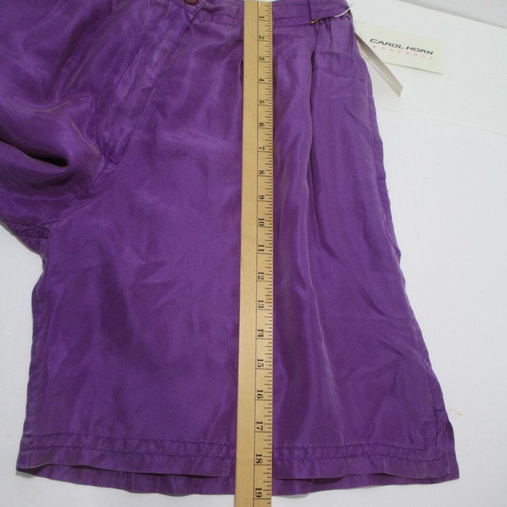 NOS Carol Horn High Waisted SILK Shorts Lot 3 Size Medium NWT RARE - Picture 14 of 14